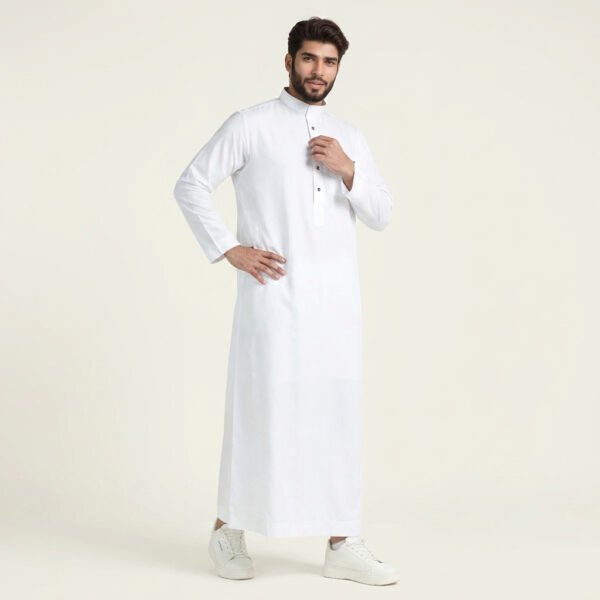 Designer White Thobe For Men