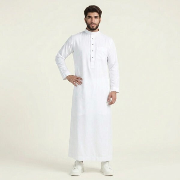 Designer White Thobe For Men