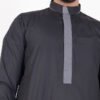 Designer black mens thobe