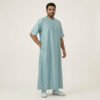 Men's Summer Green Half Sleeve Thobe
