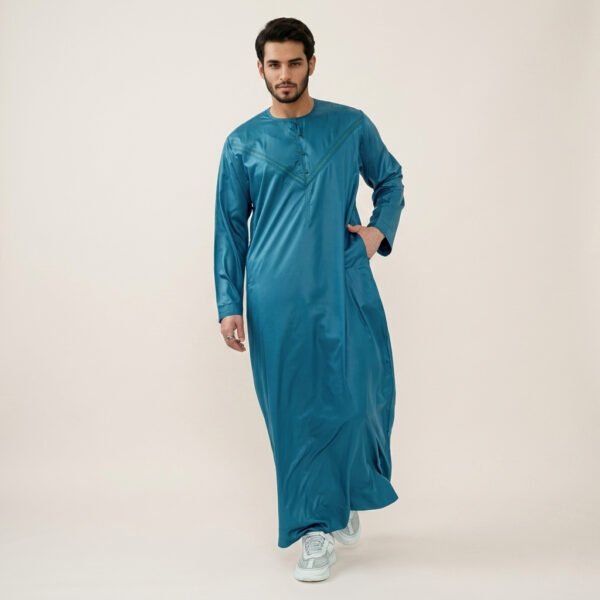 Men's Surfie Green Omani Thobe Men's Surfie Green Omani Thobe