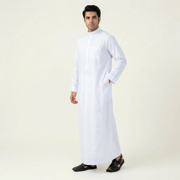 Men's White Jubba Thobe