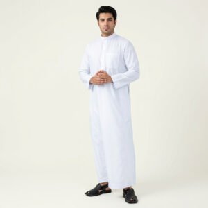 Men's White Jubba Thobe
