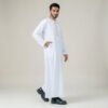 Plain White Thobe For Men’s