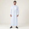 White Plain Zipper Thobe
