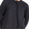 emarati black thobe for men