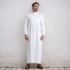 Plain white mens thobe