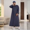 Dark blue omani style thobe