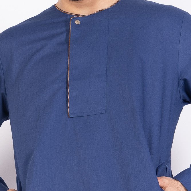 Essential Omani Thobe - Denim Blue main image 0