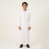 Designer boys white thobe jubba