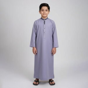 Grey Jubba Thobe for Boys Grey Jubba Thobe for Boys