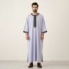 Grey moroccan mens thobes