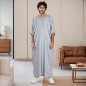 Light grey mens moroccan thobes uk