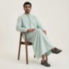 Men's Greenish Cyan Emarati Thobe