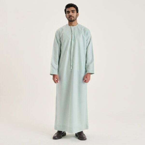 Men's Greenish Cyan Emarati Thobe