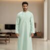 Mens Mint green wholesale thobes suppliers