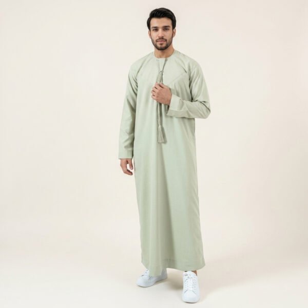 Men's Sage Green Emirate Thobe