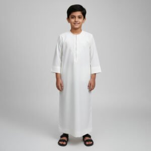 Off-White Omani Baby Boy Thobe Jubba