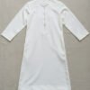 Omani Style White Kids Boys Jubba Thobe
