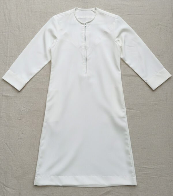 Omani Style White Kids Boys Jubba Thobe