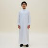 White Arab Omani Thobe for Kids Boys