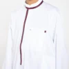 White Stripe jubba thobe for baby boy