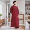 designer maroon thobe mens