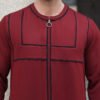 designer maroon thobe mens