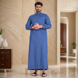 dusky blue mens thobes