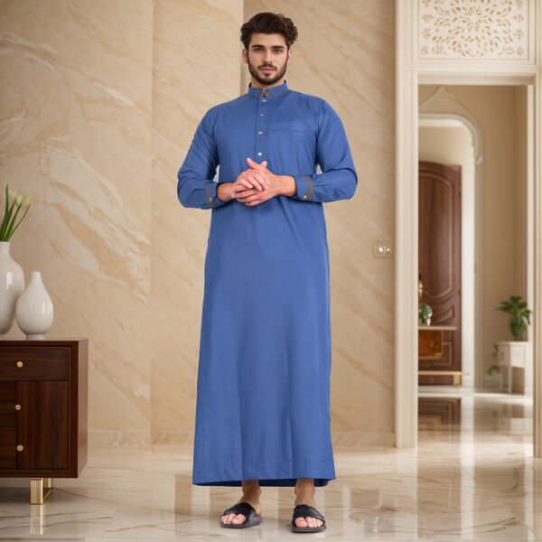 dusky blue mens thobes