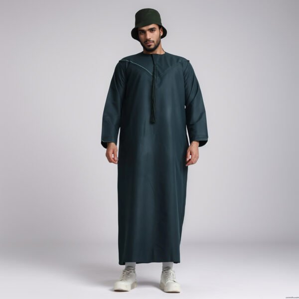 Green Emirate style thobe