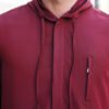 hoodie maroon thobe mens