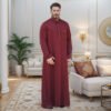 maroon thobe mens