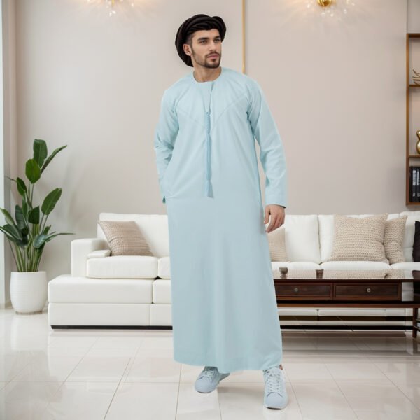 mens emerald green emirati thobes