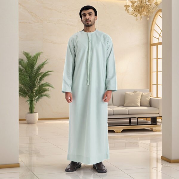 mens ice green thobes