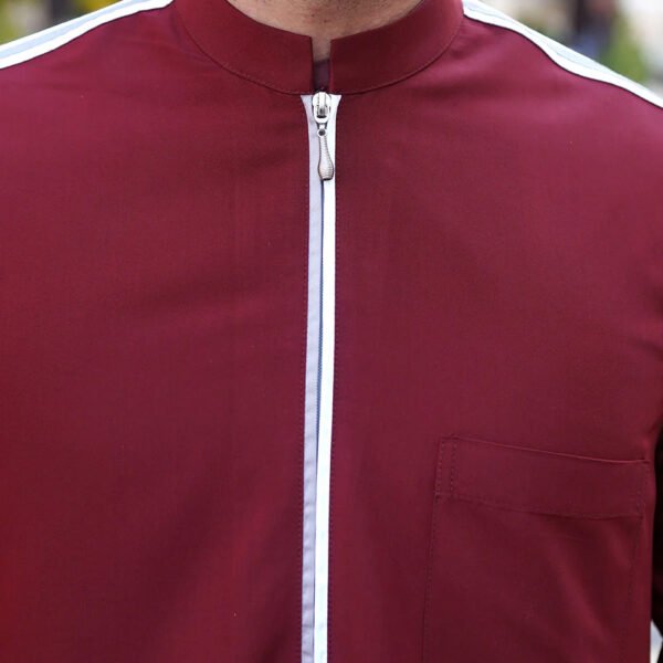 mens maroon thobe