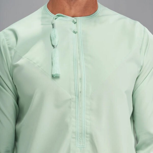 mens thobe mint green