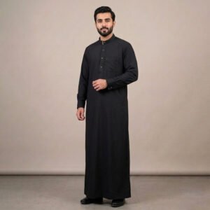 Arabian black islamic mens thobes uk
