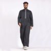 Black Embroidered mens thobes bradford