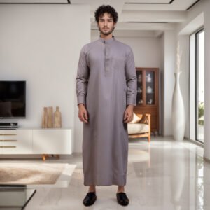 Dark Grey mens arabic thobes