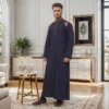 Dark Navy Blue mens designer thobes uk