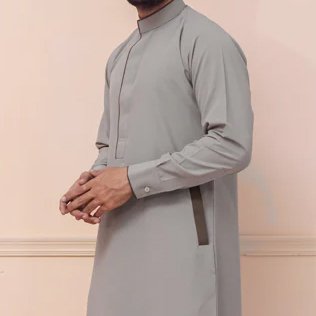 Grey Cloud mens islamic clothing thobe