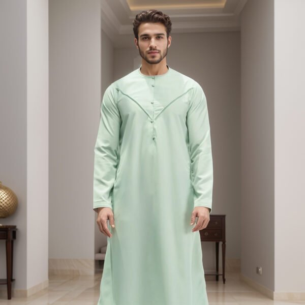 Mint Green omani mens thobes london