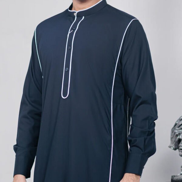 Navy Blue designer cotton thobe for men