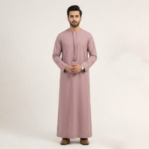 Pale Pink designer thobe for men