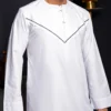 White designer mens thobes