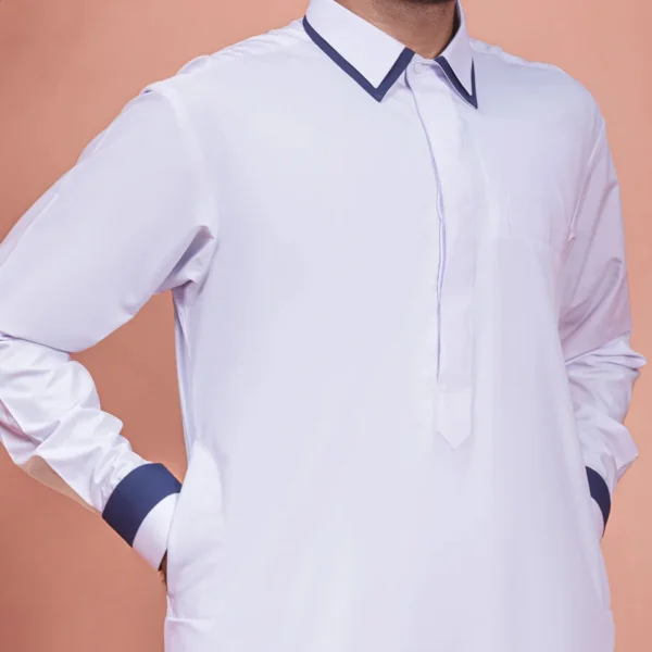 White mens designer thobes