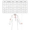 size chart men thobes Grey Moroccan Men Thobe Next Day Delivery