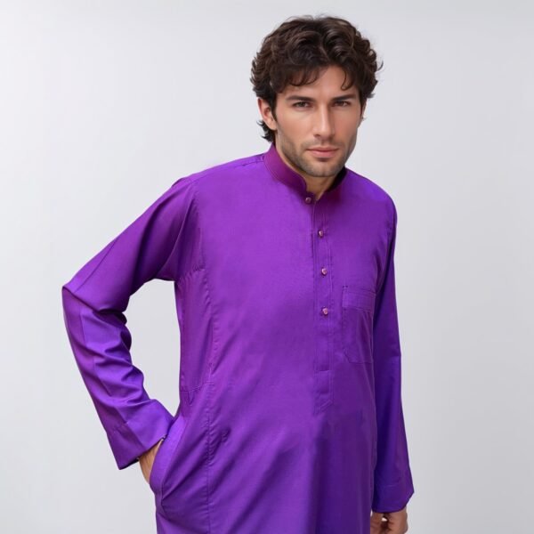 Purple arab thobes for men