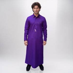 Purple mens designer thobes uk